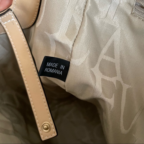 Furla handbag, cream color, 13.5”W x 8”D x 18”H (including handles) - Picture 7 of 12